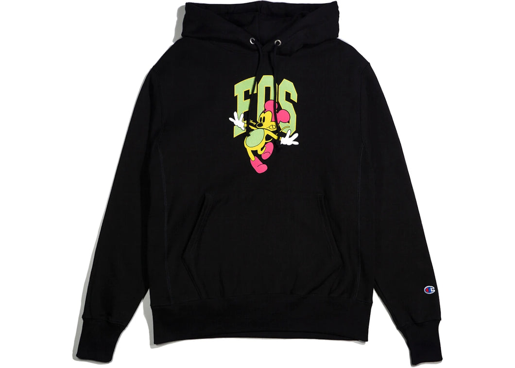 Virgil Abloh x Disney x Brooklyn Museum Mickey Mouse Hoodie Black