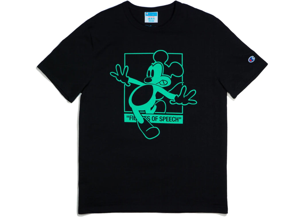 Virgil Abloh x Disney x Brooklyn Museum Mickey Mouse Tee Black