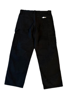 Chrome Hearts Black Double Knee Pants 34x30 Pre-Owned
