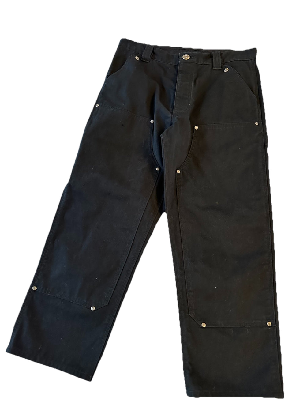 Chrome Hearts Black Double Knee Pants 34x30 Pre-Owned