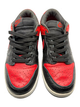 Load image into Gallery viewer, Nike Dunk Low Black Sport Red (JD Sports) (Pre-Owned) SZ 8
