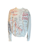 Load image into Gallery viewer, APC Graffiti White Crewneck SZ L (Brand New)
