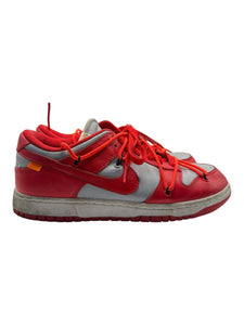 Nike Dunk Low Off-White University Red (Pre-Owned) Size 8.5