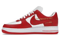 Load image into Gallery viewer, Louis Vuitton Nike Air Force 1 Low By Virgil Abloh White Red DS SZ 8
