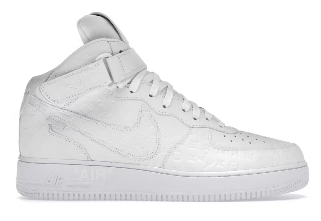 Louis Vuitton Nike Air Force 1 Mid By Virgil Abloh White DS SZ 7