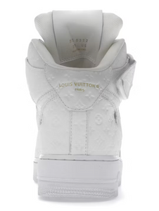 Louis Vuitton Nike Air Force 1 Mid By Virgil Abloh White DS SZ 7