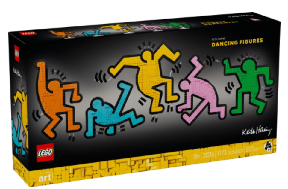 LEGO Art Keith Haring Dancing Figures Set 31216