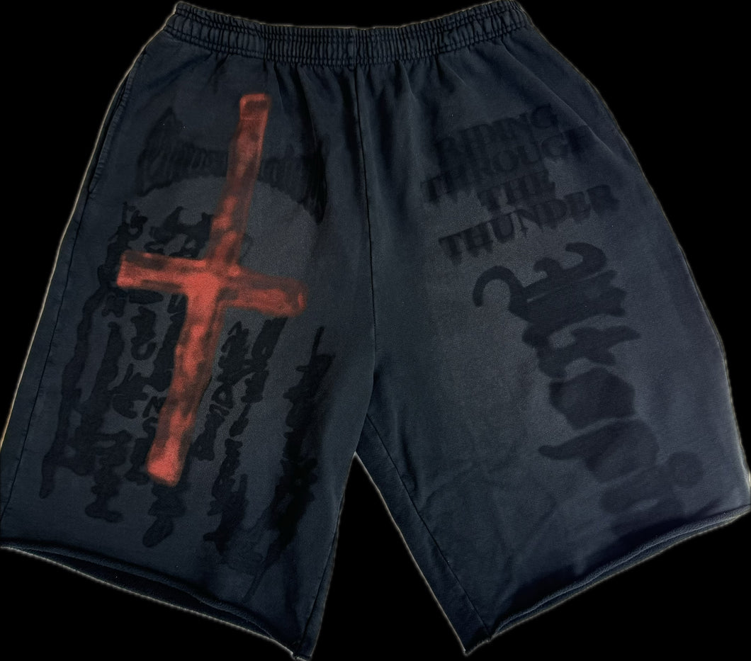 Travis Scott CM Tour Sweat Shorts Black